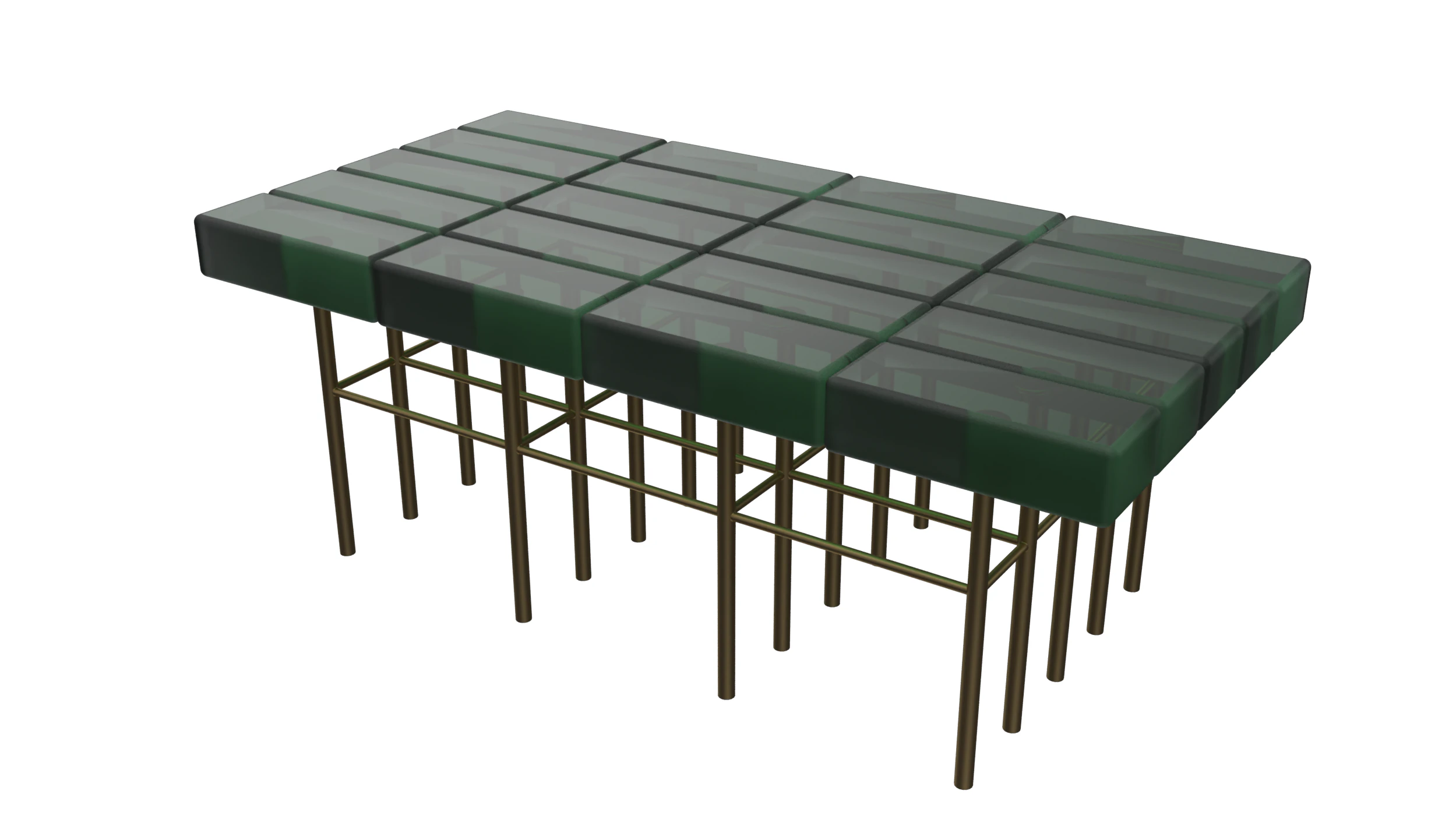 COFFE TABLE GLASS 3D Model .c4d .max .obj .3ds .fbx .stl .blend