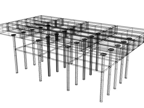 COFFE TABLE GLASS 3D Model
