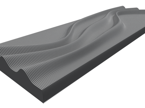 PANEL DE ONDAS Modelo 3D