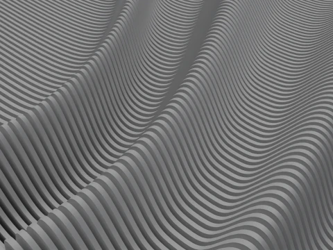 WAVES PANEL 3D Model