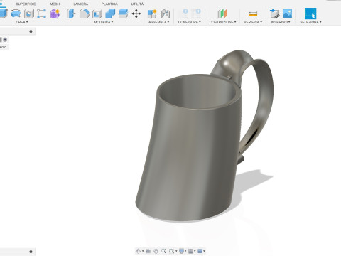 Viking drinking horn cup holder 3D Print Model