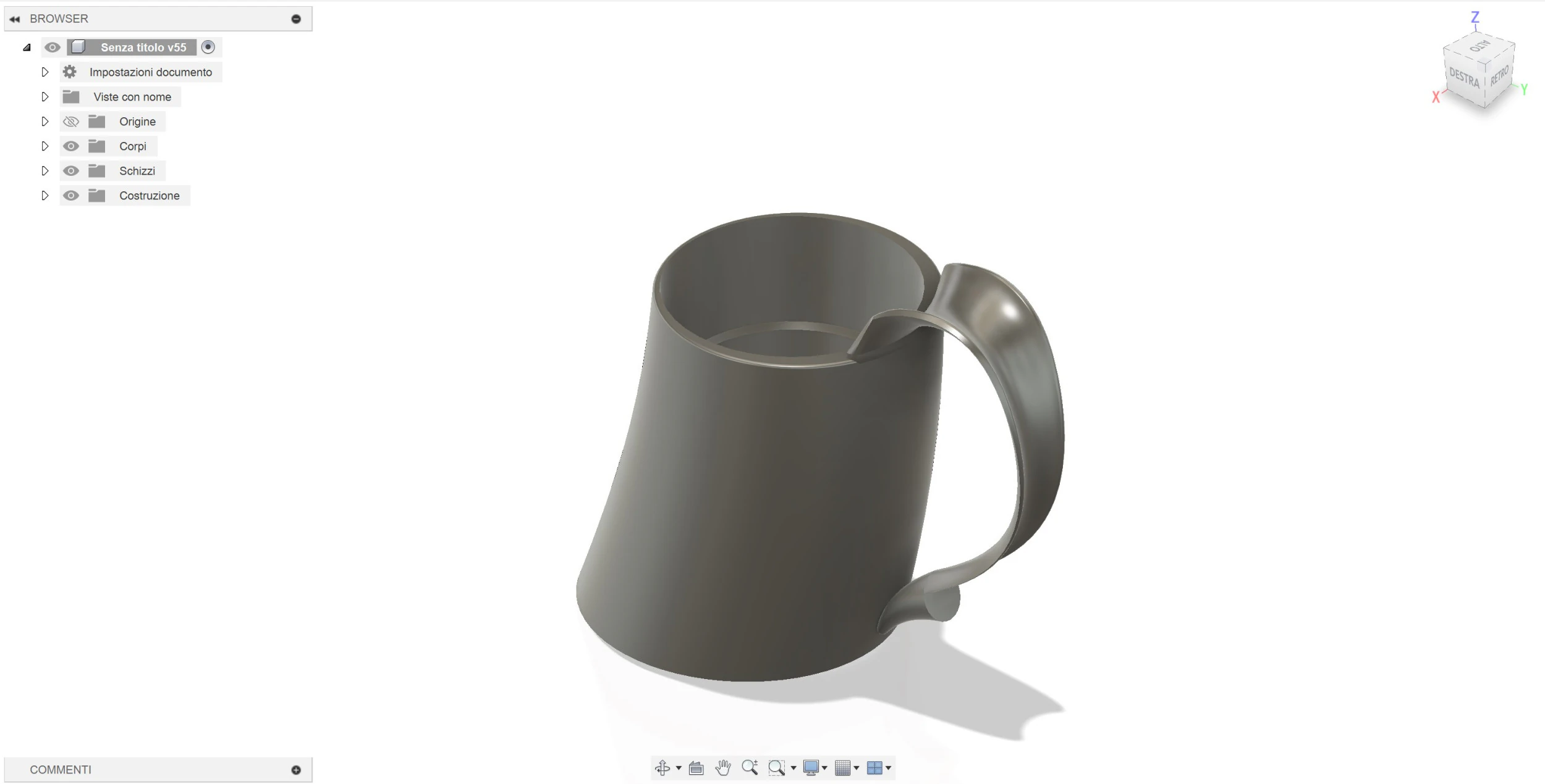 Viking drinking horn cup holder 3D Print Model .c4d .max .obj .3ds .fbx .stl .blend