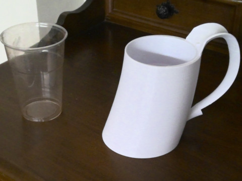 Viking drinking horn cup holder 3D Print Model