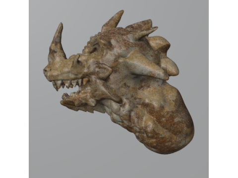 Dragon Skull 3D 模型