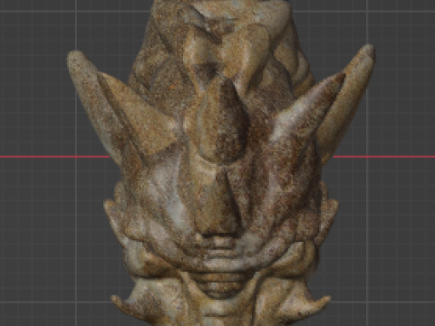 Dragon Skull 3D 模型