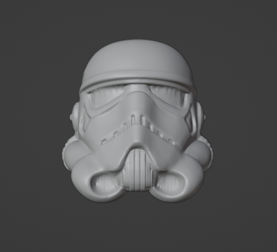 Stormtrooper mask - Star Wars 3D Model .c4d .max .obj .3ds .fbx .stl .blend 