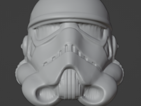 Stormtrooper mask - Star Wars 3D Model