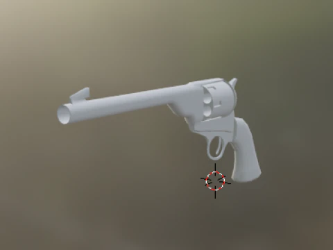 Pistolet Modèle 3D