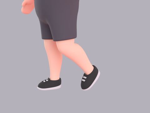 Cartoon Male Character Rigged 001 Modello 3D