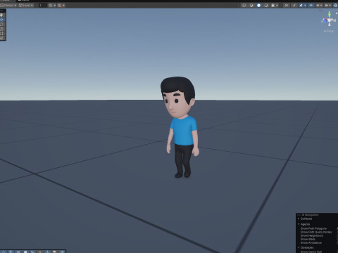 Cartoon Male Character Rigged 002 Modelo 3D