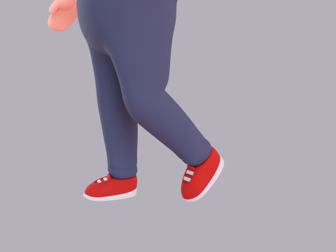 Cartoon Male Character Rigged 004 Modèle 3D