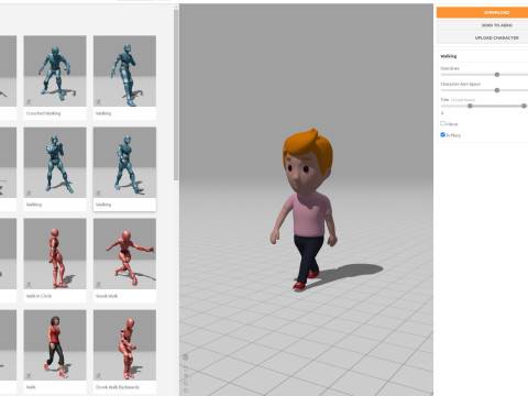 Cartoon Male Character Rigged 004 Modèle 3D