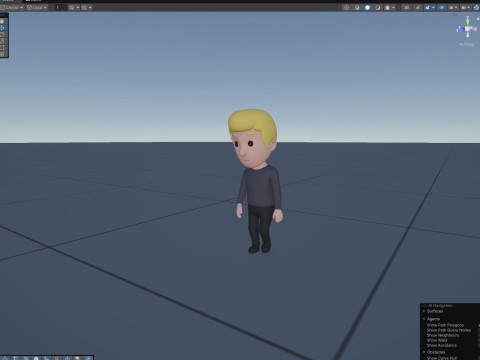 Cartoon Male Character Rigged 005 Modèle 3D