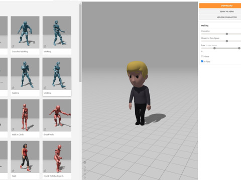 Cartoon Male Character Rigged 005 Modèle 3D