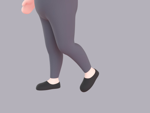 Cartoon Female Character Rigged 004 Modelo 3D