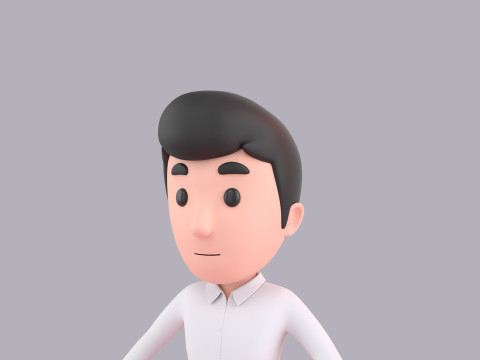 Cartoon Male Character Rigged 006 3D मॉडल