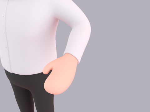 Cartoon Male Character Rigged 006 3D मॉडल