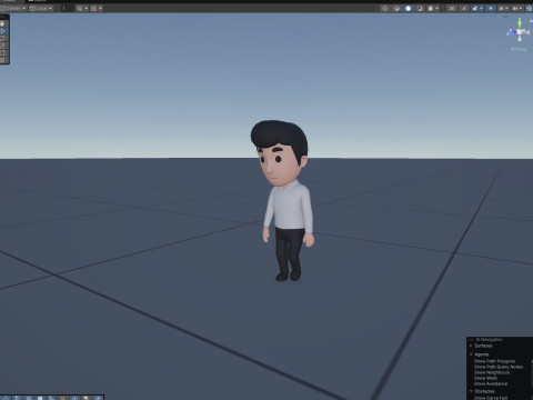 Cartoon Male Character Rigged 006 3D मॉडल