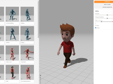 Cartoon Male Character Rigged 008 3D Model