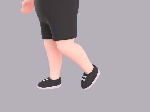 Cartoon Male Character Rigged 009 3D Model
