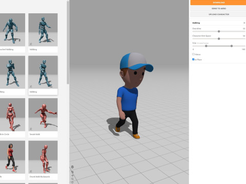 Cartoon Male Character Rigged 010 3D 모델