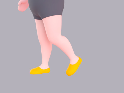 Cartoon Female Character Rigged 015 Modèle 3D