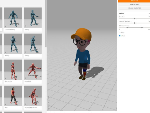 Cartoon Female Character Rigged 015 Modèle 3D