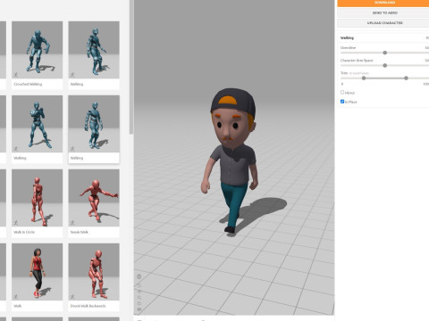 Cartoon Male Character Rigged 012 3Dモデル