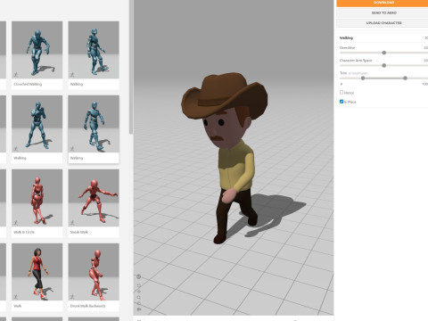 Cartoon Male Character Rigged 013 3D Model