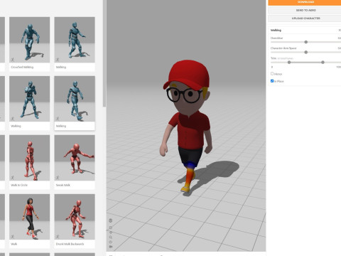 Cartoon Male Character Rigged 014 3D मॉडल