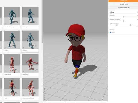 Cartoon Male Character Rigged 014 3D Model