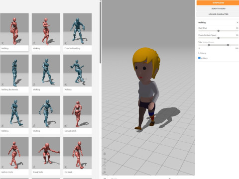 Cartoon Female Character Rigged 018 Modèle 3D