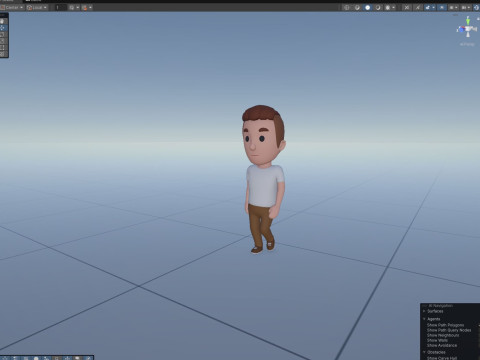 Cartoon Male Character Rigged 016 Modèle 3D