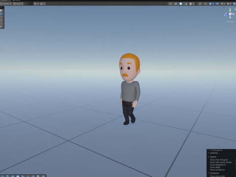 Cartoon Male Character Rigged 018 3D 모델