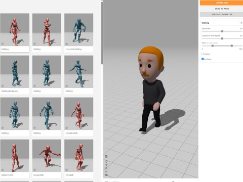 Cartoon Male Character Rigged 018 3D 모델