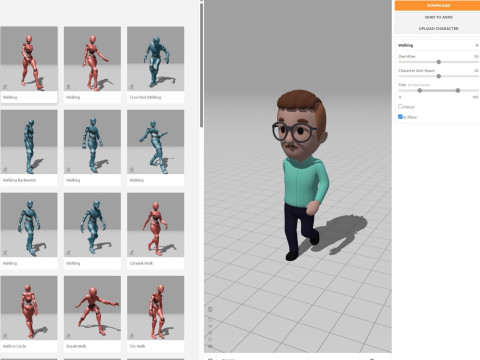 Cartoon Male Character Rigged 019 3D Модель