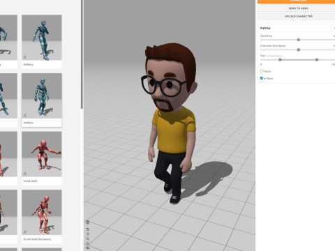 Cartoon Male Character Rigged 021 Modèle 3D
