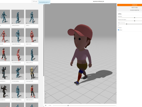 Cartoon Female Character Rigged 045 Modèle 3D