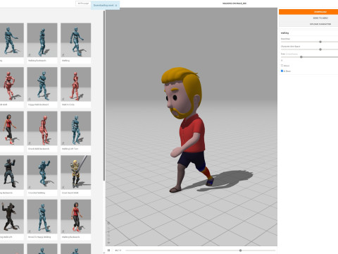 Cartoon Male Character Rigged 026 3D Model