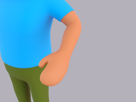Cartoon Male Character Rigged 027 Modèle 3D
