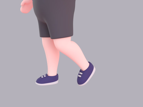 Cartoon Male Character Rigged 028 3D Model