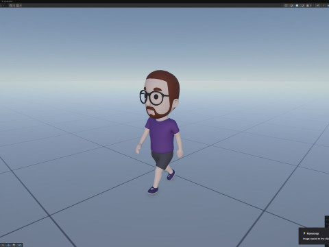 Cartoon Male Character Rigged 028 3D Model