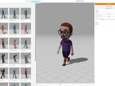 Cartoon Male Character Rigged 028 3D Model