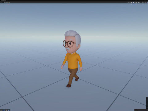 Cartoon Male Character Rigged 029 3D मॉडल
