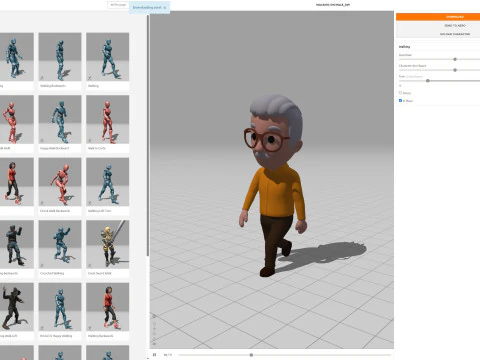 Cartoon Male Character Rigged 029 3D Model