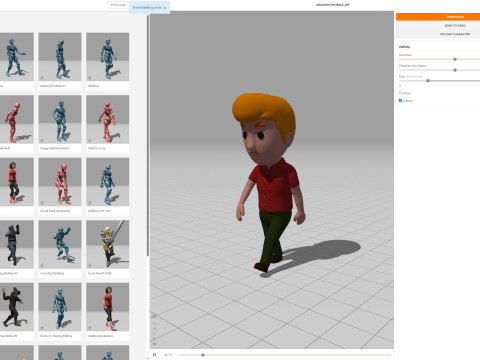Cartoon Male Character Rigged 031 3Dモデル