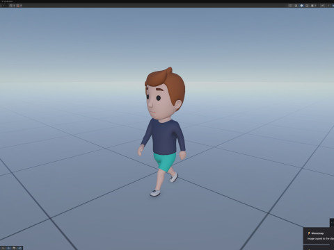 Cartoon Male Character Rigged 032 3D 모델