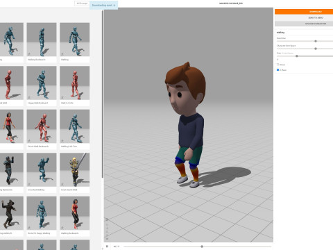 Cartoon Male Character Rigged 032 3D 모델