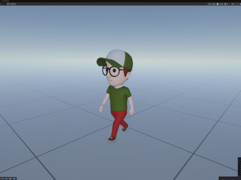 Cartoon Male Character Rigged 033 Modèle 3D