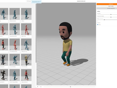 Cartoon Male Character Rigged 034 3D Model